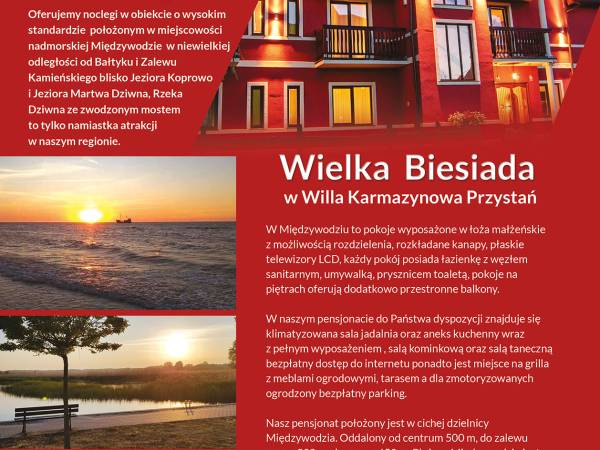 Willa Karmazynowa Przystań