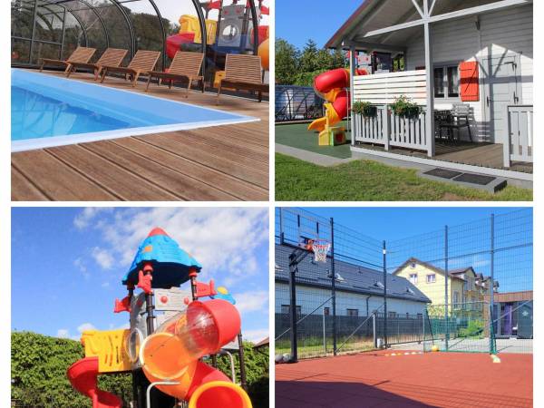 Domki Zatoka z basenem 