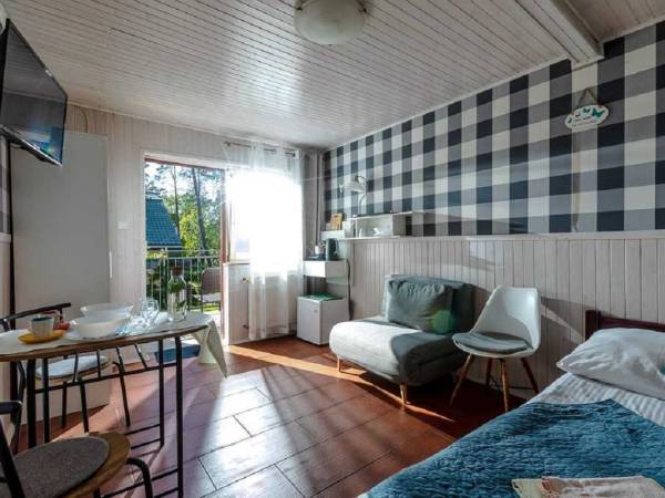 pokój szary 2/3 osobowy, 1 piętro, wejście z tarasu, taras. Pokój nr 6