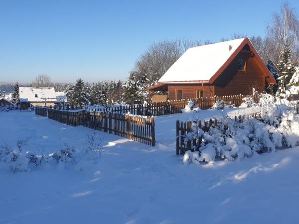 Domki drewniane z baliami - jacuzzi, całoroczne