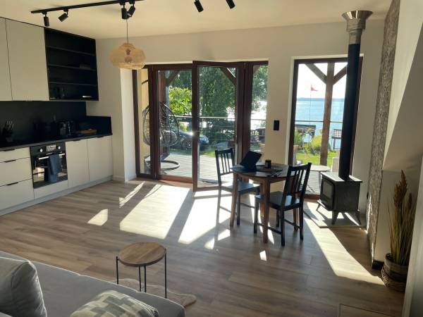 Apartament Parter - Salon z aneksem kuchennym