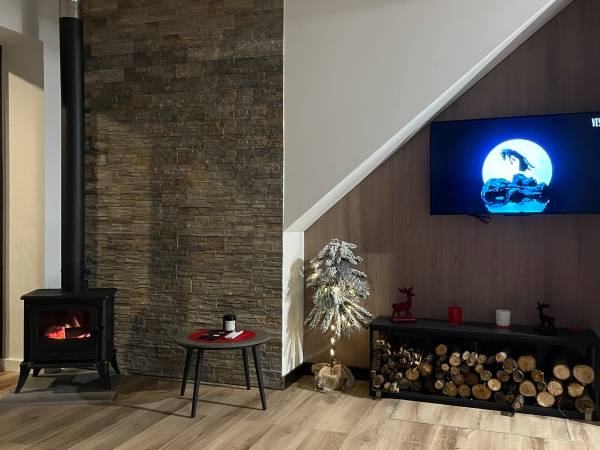 Apartament Parter - Salon z aneksem kuchennym