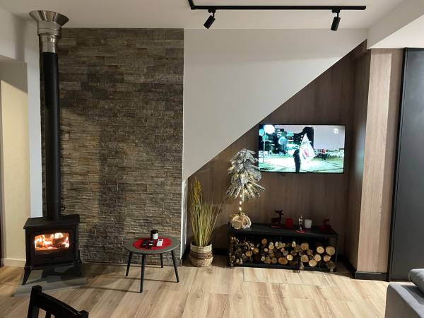 Apartament Parter - Salon z aneksem kuchennym