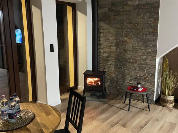 Apartament Parter - Salon z aneksem kuchennym