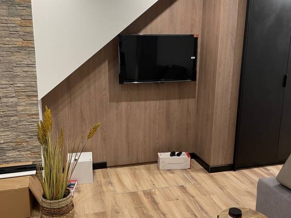 Apartament Parter - Salon z aneksem kuchennym