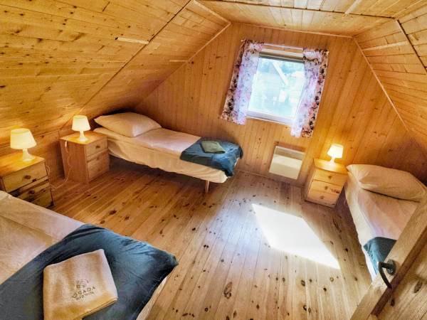 Domek typu A - sypialnia 3 łóżka