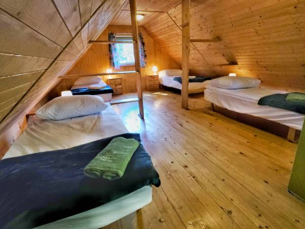 Domek typu B - sypialnia 4 łóżka