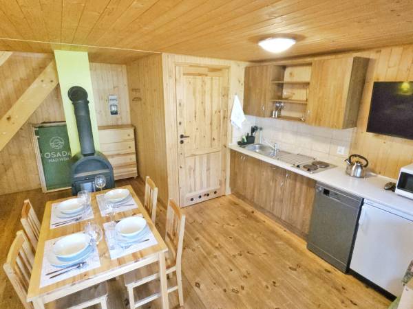 Domek typu B - kuchnia, salon