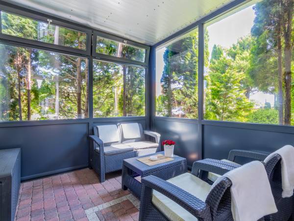 Taras przy pokoju nr 1 i 2