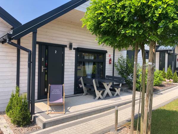 Widok domków 4 -osobowych