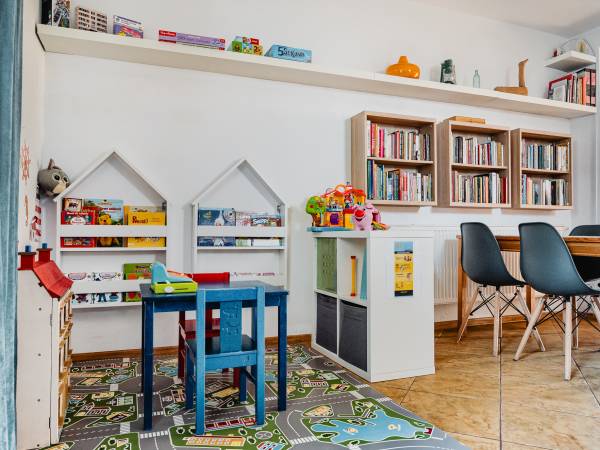 Sala na parterze - kącik dla dzieci