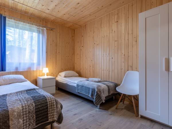 Sypialnia w domku czteroosobowym