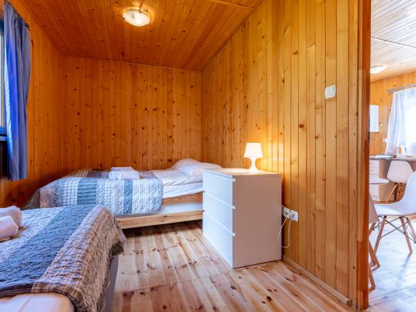 Sypialnia w domku pięcioosobowym