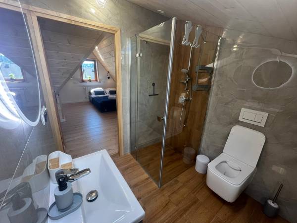 Apartament na poddaszu łazienka