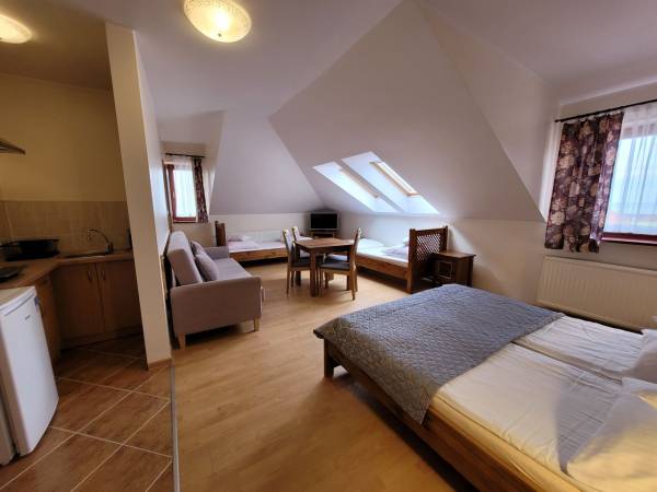 Pokój nr 11 cztero lub pięcioosobowy z aneksem kuchennym