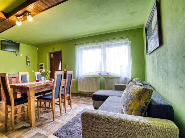 domek zielony - salon