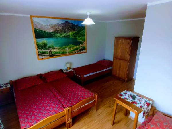 Pokój 4 os z balkonem 