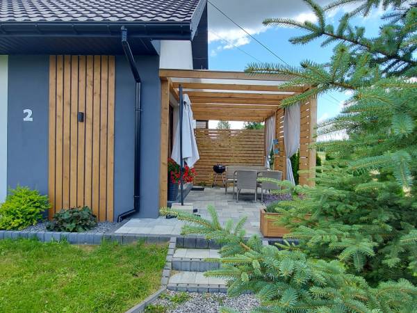 Domki Milo z kominkiem