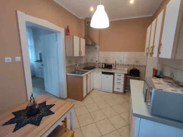 kuchnia w apartamencie na dole