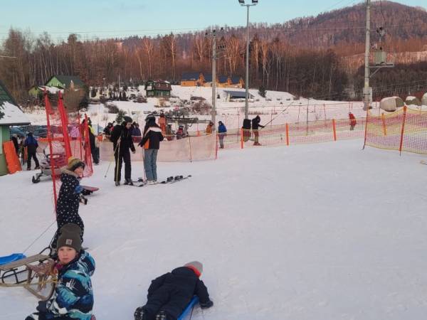 wyodrebiona przestrzen na sanki