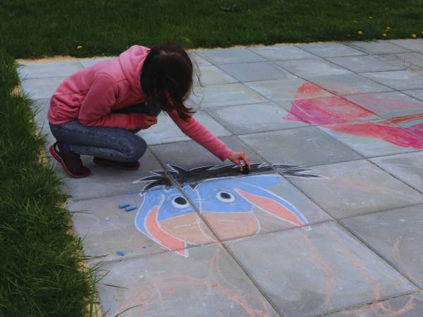 powierzchnia do malowania kredą