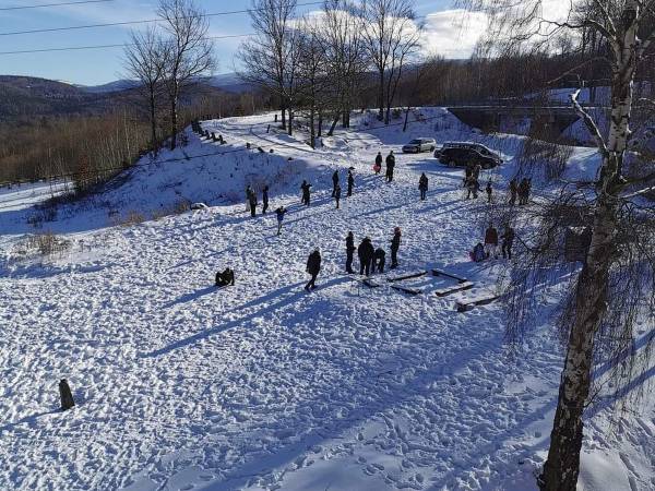 SSM Wojtek teren zielony, ognisko