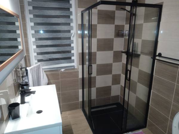 Łazienka w domku nr 0 