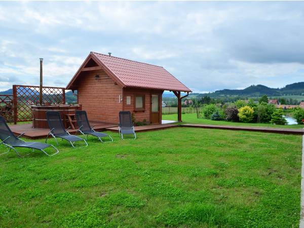 Sauna i balia kąpielowa