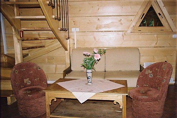 chata góralska-część salonu