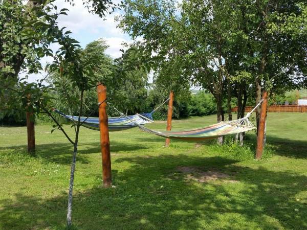 Hamaki w sadzie