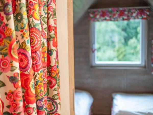 Sypialnia nr 2 z widokiem na las i rzekę