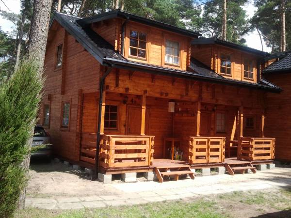 Domek z bala - blizniak