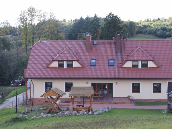 sala bankietowa z zewnątrz