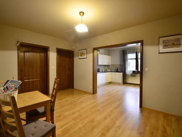 Widok na kuchnię, parter.