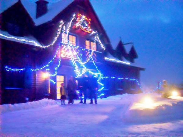 Mazurska Chata w zimowej szacie