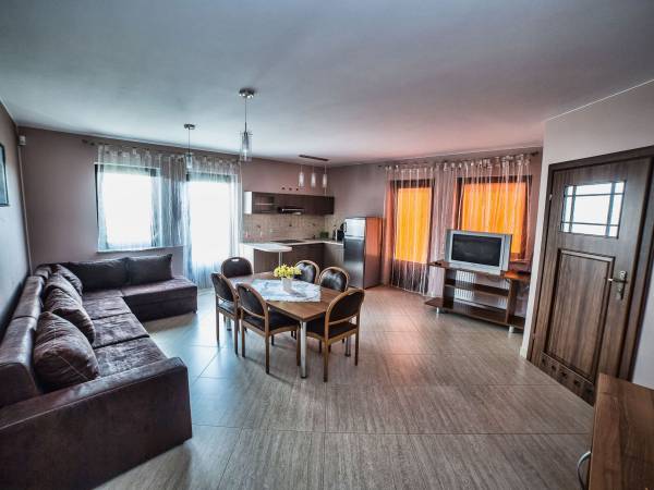 apartament z balkonami