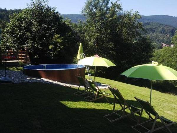 Basen letni z podgrzewaną wodą