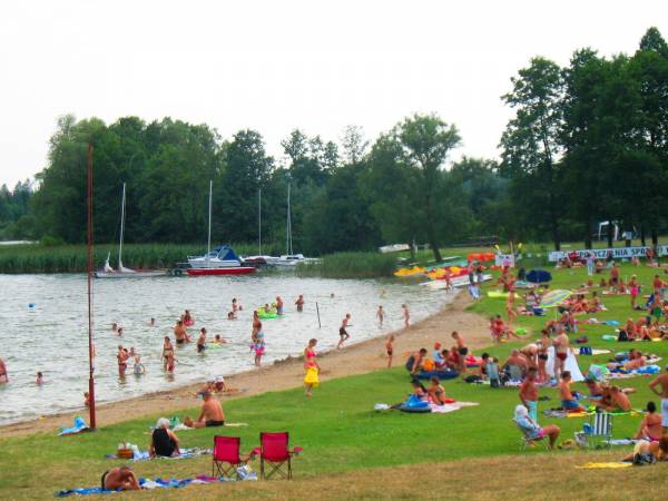 kąpielisko w szczycie sezonu