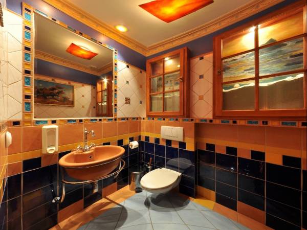 Kawiarnia łazienka łazienka