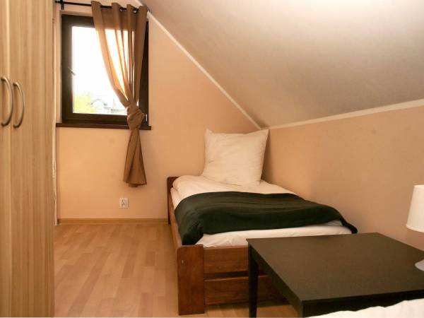 Sypialnia w domku 4-6 osobowym bliźniak