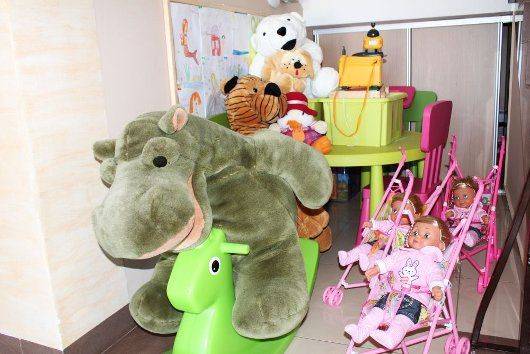 Kącik malucha tetniacy zyciem tu organizowane sa konkursy malarskie:)